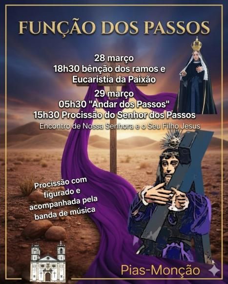 Fun&ccedil;&atilde;o dos Passos - Tradi&ccedil;&atilde;o com mais de 300 anos na freguesia de Pias